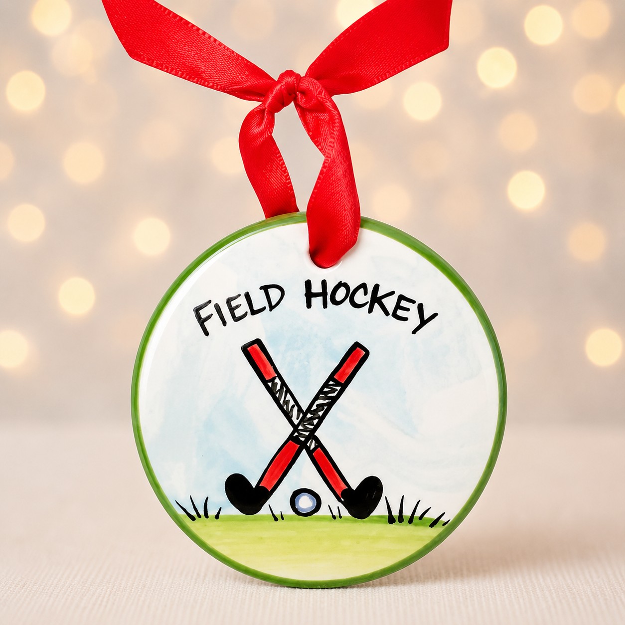Field Hockey Ornament
